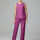 3 Pieces Chiffon Long Sleeves Mother Of The Bride Dress Pants Suits