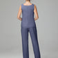 3 Pieces Chiffon Long Sleeves Mother Of The Bride Dress Pants Suits