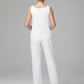 3 Pieces Chiffon Long Sleeves Mother Of The Bride Dress Pants Suits