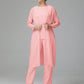 3 Pieces Chiffon Fancy Mother Of The Bride Dress Pants Suits