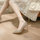 Sparkly Sequins High Heels Women's Wedding Shoes