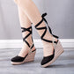 Elegant Bohemian Round Toe Platform Espadrille Wedge Heels