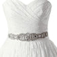 Chic Strapless A Line Lace Wedding Dress
