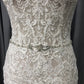 Lace With Beading V Neck and V back Mermaid  Wedding Dress With Train C0001