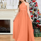 Halter Floor-Length Chiffon Junior Bridesmaid Dress