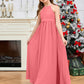 Halter Floor-Length Chiffon Junior Bridesmaid Dress