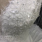 Cap sleeves V Neck  Lace With Beads  A-line  Wedding Dress With Train C0011