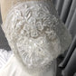 Cap sleeves V Neck  Lace With Beads  A-line  Wedding Dress With Train C0011