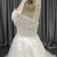 Sweetheart Neck Tulle With  Lace Appliques Wedding Dress With Train C0012