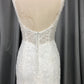 Straps Lace With Beads  Mermaid  Wedding Dress With Train C0014