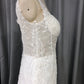 Straps Lace With Beads  Mermaid  Wedding Dress With Train C0014