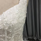 Straps Lace With Beads  Mermaid  Wedding Dress With Train C0014