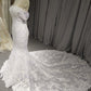 Sweetheart Neck Off The Should  Mermaid Wedding Dress With  Long Train C0024