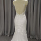 Spaghetti Straps Tulle With Lace Mermaid Wedding Dress With  Train C0025