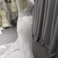 Spaghetti Straps Tulle With Lace Mermaid Wedding Dress With  Train C0025
