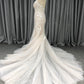 Spaghetti Straps Tulle With Lace Mermaid  Wedding Dress With  Train C0029