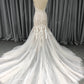 Spaghetti Straps Tulle With Lace Mermaid  Wedding Dress With  Train C0029