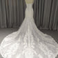 Sweetheart Neck  Lace Mermaid  Wedding Dress With  Train C0030