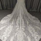 Sweetheart Neck  Lace Mermaid  Wedding Dress With  Train C0030