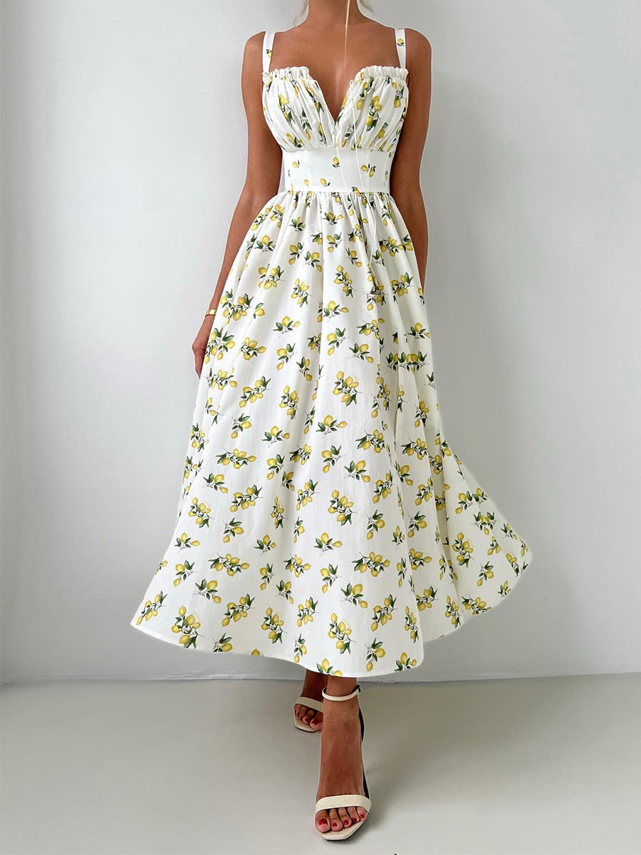 Straps Square Neck Ivory Wedding Guest Dresses