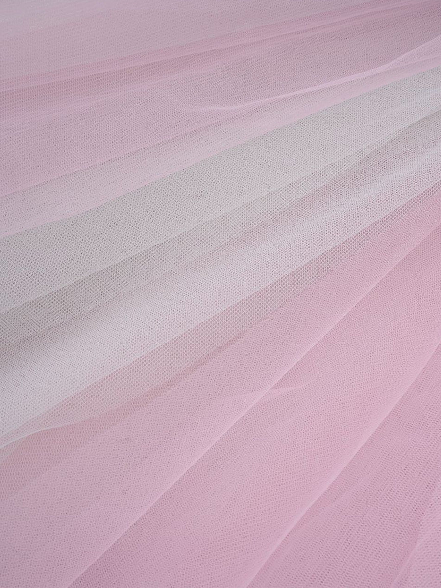 Charming Spaghetti Straps Tulle Princess Prom Dresses