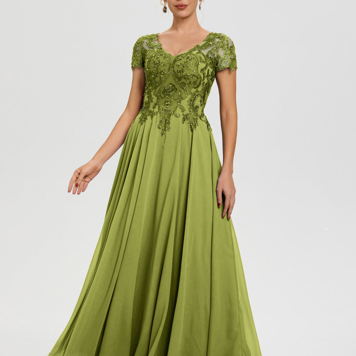 sachin and babi light blue dress Xscape Women's Sweetheart Neck Gown - Emerald main image 1