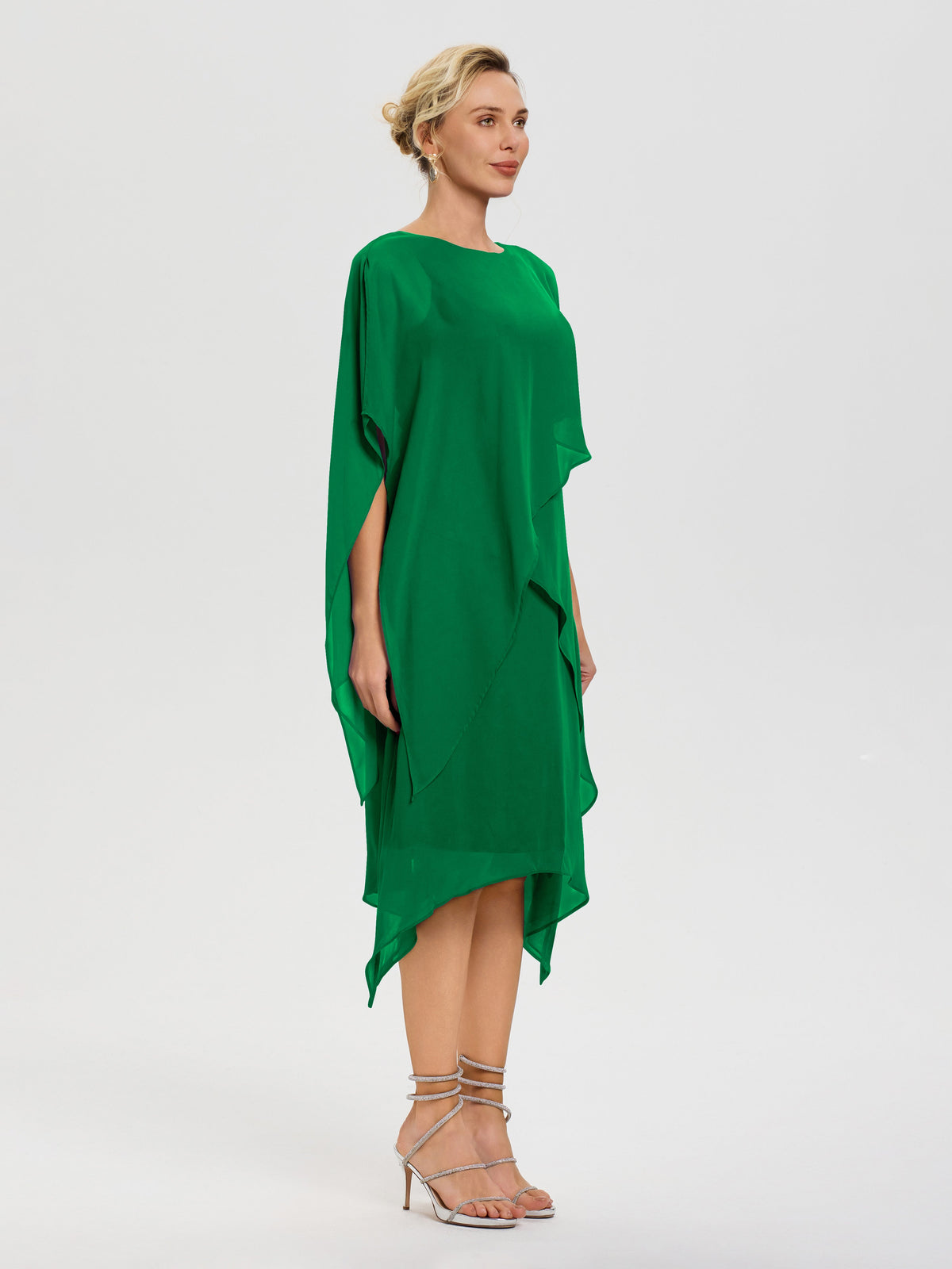 Emerald Green Dress For Wedding Mother Of The Bride Elegant Jewel A-Li