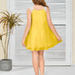 Chiffon Short Junior Bridesmaid Dress