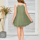 Chiffon Short Junior Bridesmaid Dress