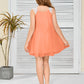 Chiffon Short Junior Bridesmaid Dress