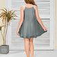 Chiffon Short Junior Bridesmaid Dress