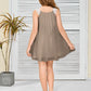 Chiffon Short Junior Bridesmaid Dress