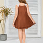 Chiffon Short Junior Bridesmaid Dress