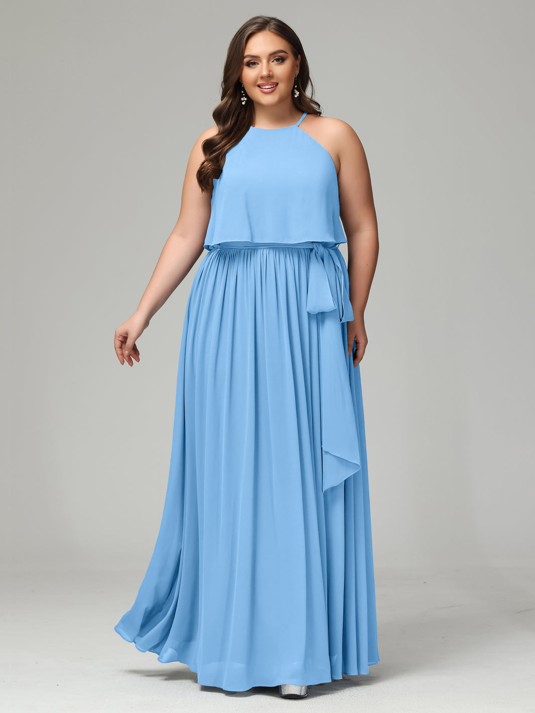 royal blue bridesmaid dresses Dress Ryleigh Flowy Chiffon Bridesmaid W Size:US18 - Preorder wood sideboard Buy Lipsy Cobalt Blue