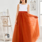 Sleeveless V Back Tulle Flower Girl Dress