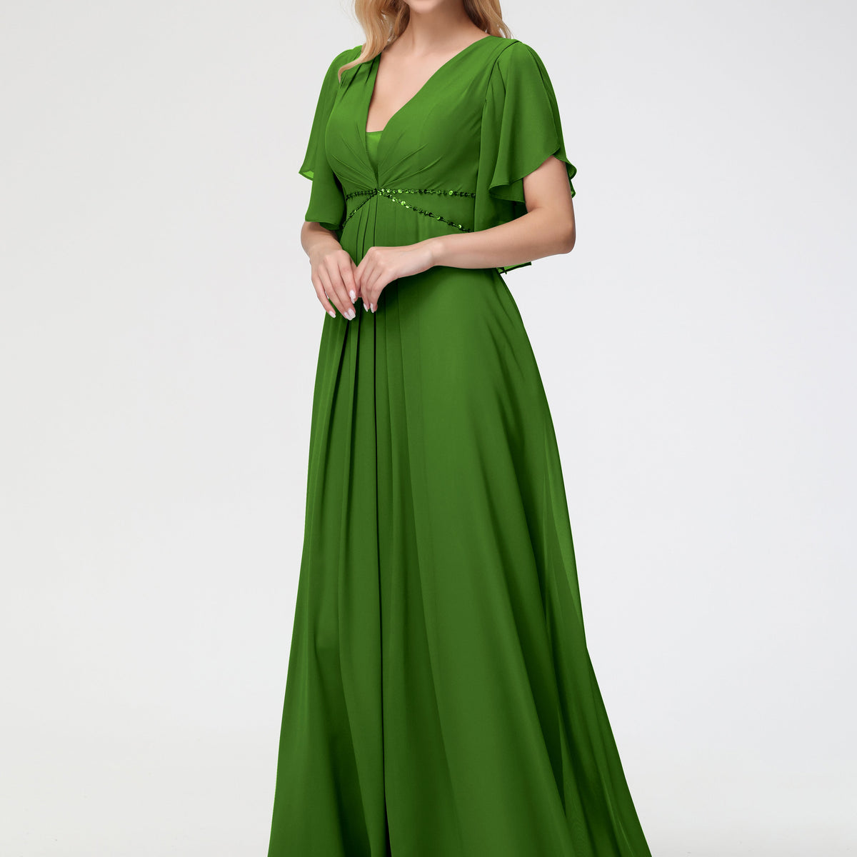 lime green bridesmaid dresses Spring styles worth saying yes to , Featured: , 'Mero' in Matcha stretch satin, 'Leonis' in Matcha chiffon, 'Valerie' in Lemon Sorbet stretch satin, 'Wynter' in English Rose This elegant bridesmaid dress features spaghetti straps and a sheath/column silhouette Green Bridesmaid Dresses: All Shades