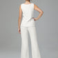 Long Sleeves Chiffon Lace Mother Of The Bride Dress Pants Suits