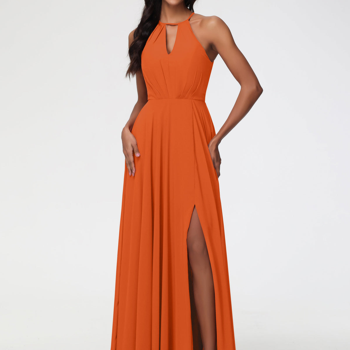burnt orange and burgundy bridesmaid dresses Amanda Uprichard Avalee Skort Romper in Pink main image 1