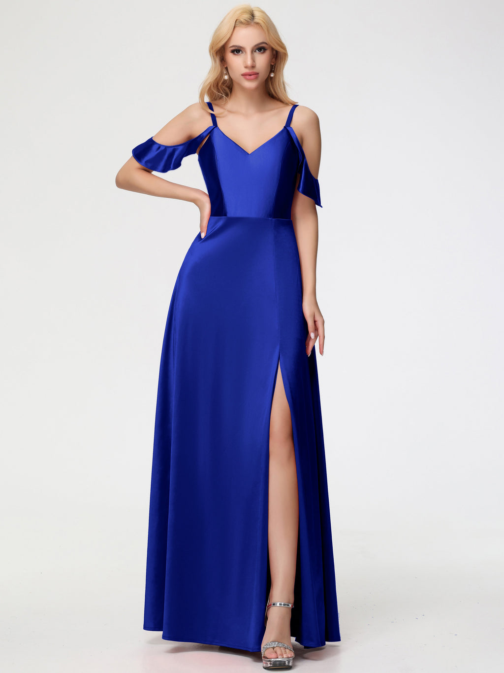 bridesmaid dresses royal blue Heart For Sultry Open Back Bodycon Mini Dress main image 0