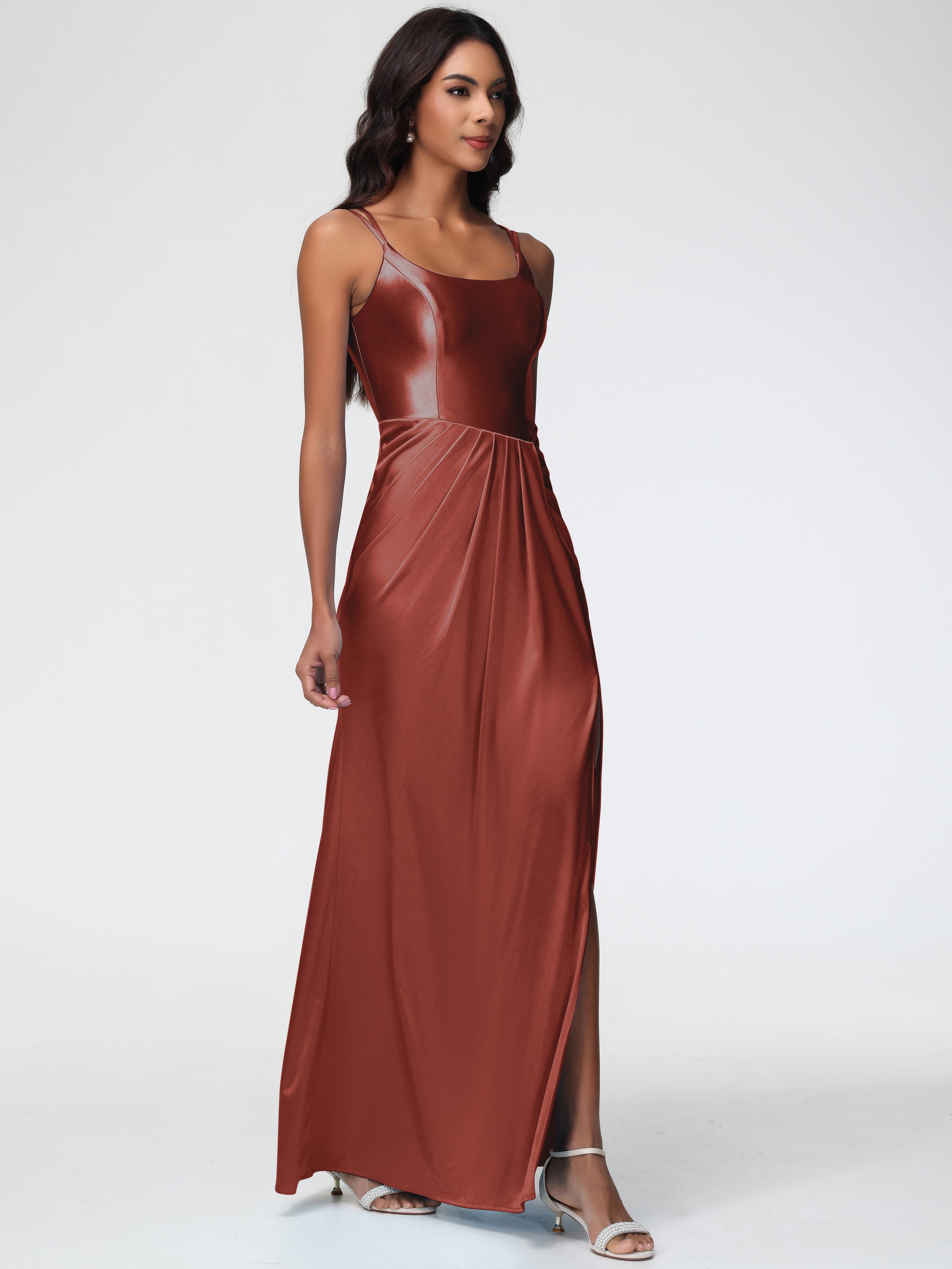 green emerald velvet dress Baltic Born Womens Katherine Maxi Dress | Cream + Rust Floral