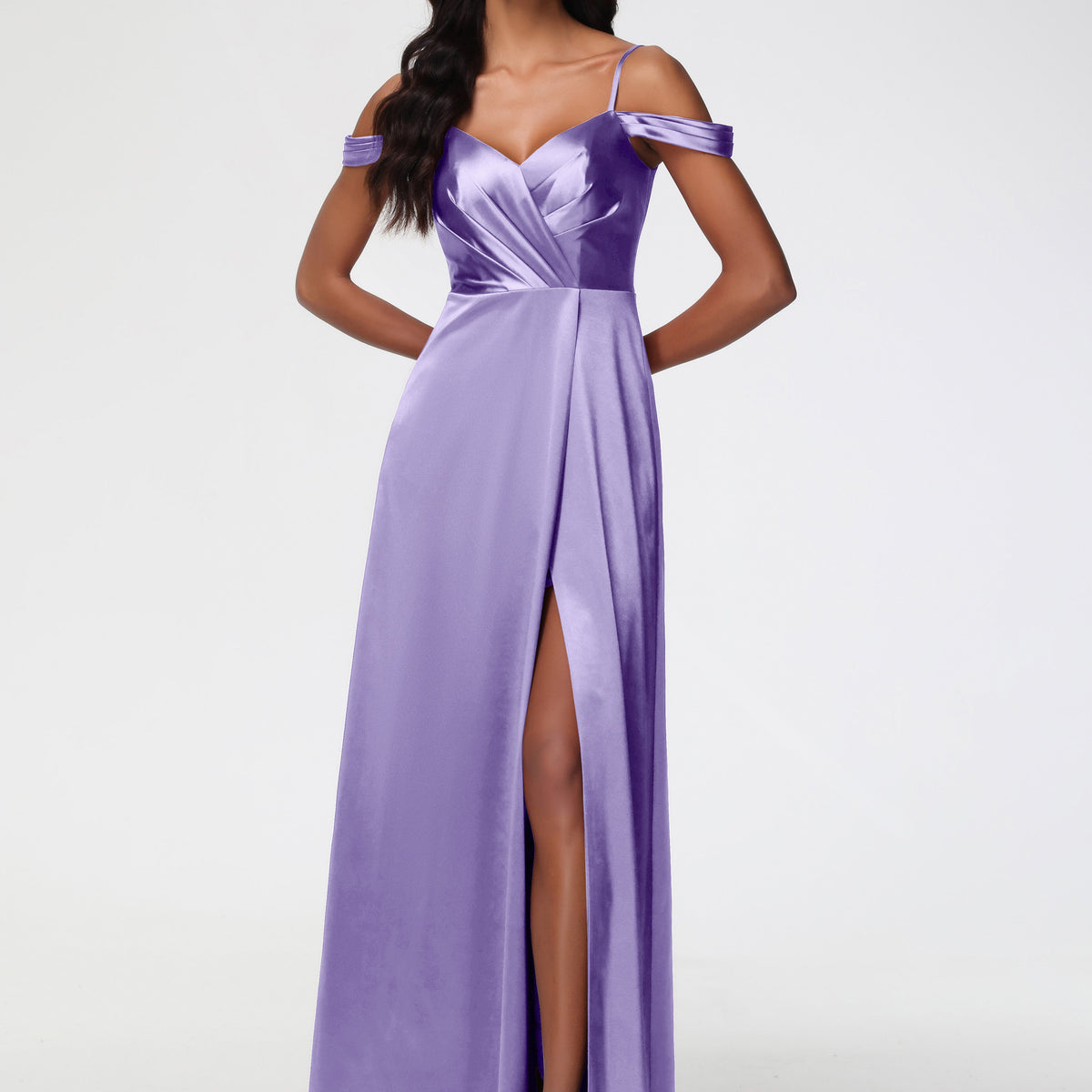 Simple Pearl Wedding Strapless Morilee Fog Dress Tahiti Color Bridesmaid  Dress A-Line V-Neck Off