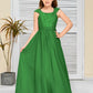 A Line Chiffon Lace Junior Bridesmaid Dress
