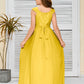 A Line Chiffon Lace Junior Bridesmaid Dress