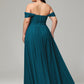 A-line Sweetheart neckline Chiffon-Bridesmaid Dress Plus Size