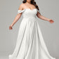 A-line Sweetheart neckline Chiffon-Bridesmaid Dress Plus Size