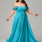 A-line Sweetheart neckline Chiffon-Bridesmaid Dress Plus Size