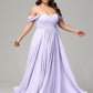 A-line Sweetheart neckline Chiffon-Bridesmaid Dress Plus Size