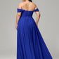 A-line Sweetheart neckline Chiffon-Bridesmaid Dress Plus Size