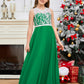 A Line V Back Chiffon Lace Junior Bridesmaid Dress