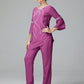 Chiffon Long Sleeves V Neck Mother Of The Bride Dress Pants Suits